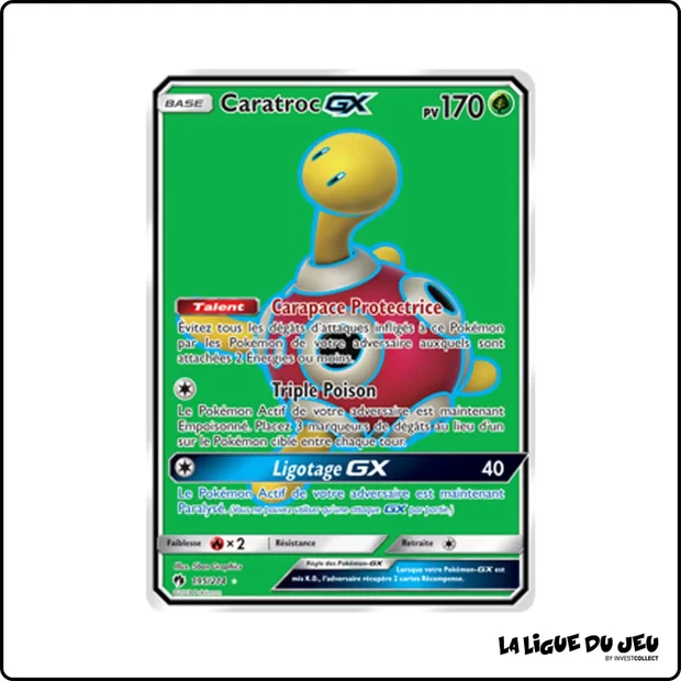 Ultra - Pokemon - Tonnerre Perdu - Caratroc GX 195/214