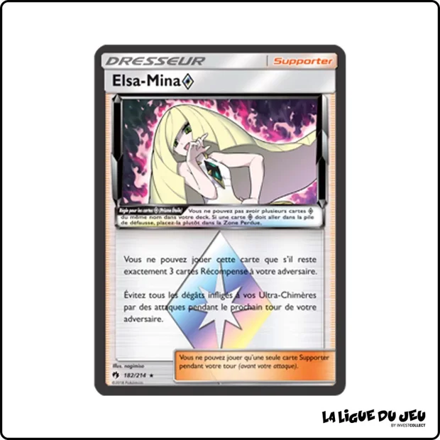 Ultra - Pokemon - Tonnerre Perdu - Elsa-Mina Prisme Étoile 182/214