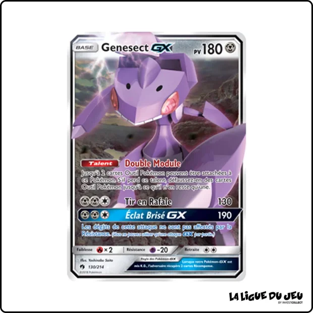 Ultra - Pokemon - Tonnerre Perdu - Genesect GX 130/214