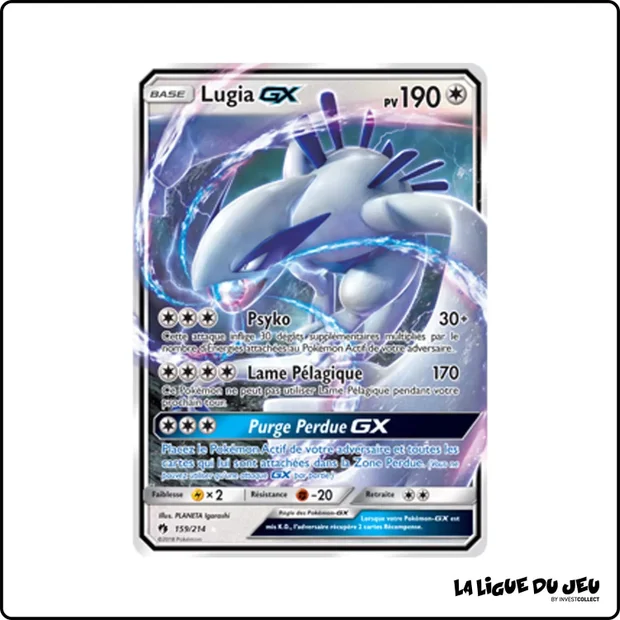 Ultra - Pokemon - Tonnerre Perdu - Lugia GX 159/214