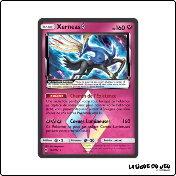 Ultra - Pokemon - Tonnerre Perdu - Xerneas Prisme Étoile 144/214