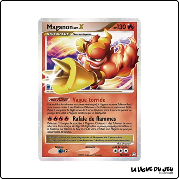 Ultra - Pokemon - Trésors Mystérieux - Maganon NIV.X 123/123