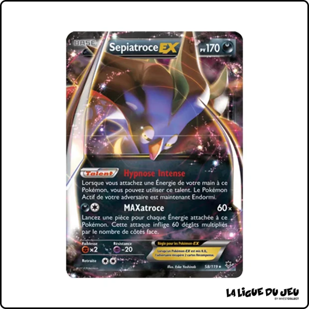 Ultra - Pokemon - Vigueur Spectrale - Sepiatroce EX 58/119