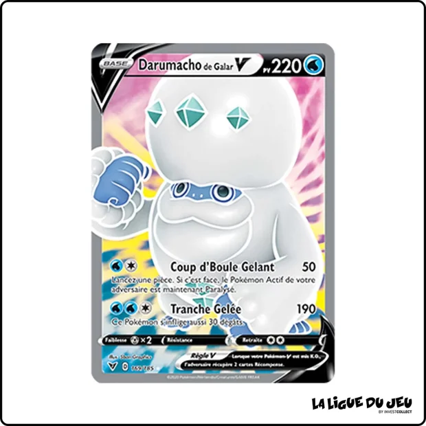 Ultra - Pokemon - Voltage Éclatant - Darumacho de Galar-V 169/185