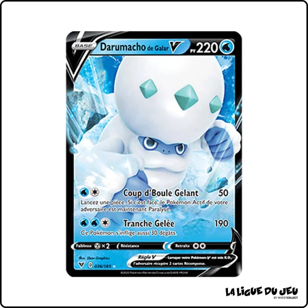 Ultra - Pokemon - Voltage Éclatant - Darumacho de Galar-V 36/185