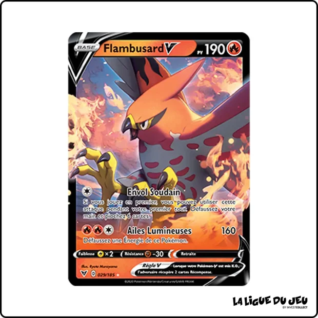 Ultra - Pokemon - Voltage Éclatant - Flambusard-V 29/185
