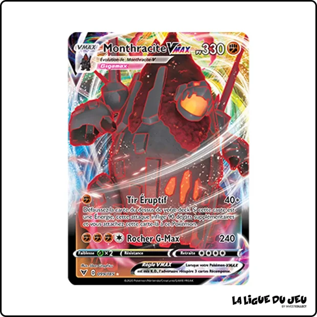 Ultra - Pokemon - Voltage Éclatant - Monthracite-VMAX 99/185