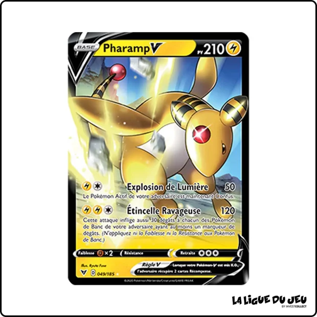 Ultra - Pokemon - Voltage Éclatant - Pharamp-V 49/185
