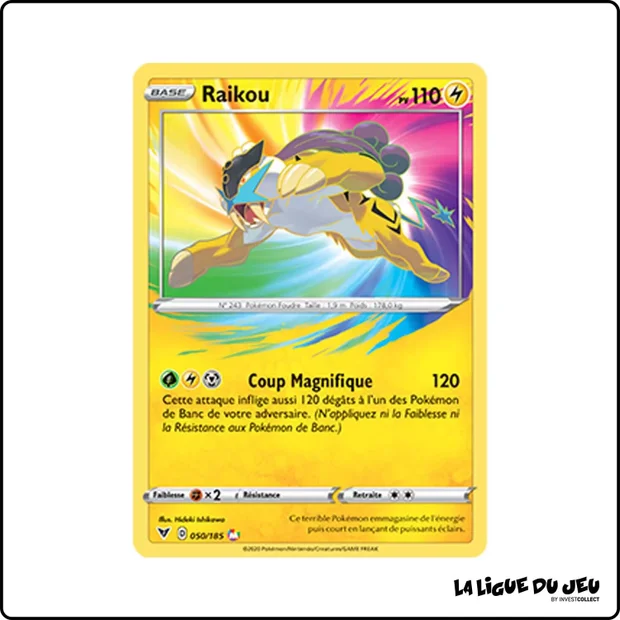 Ultra - Pokemon - Voltage Éclatant - Raikou 50/185