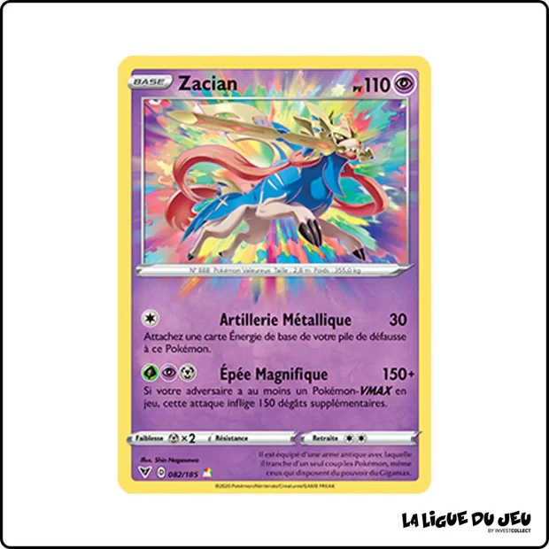Ultra - Pokemon - Voltage Éclatant - Zacian 82/185