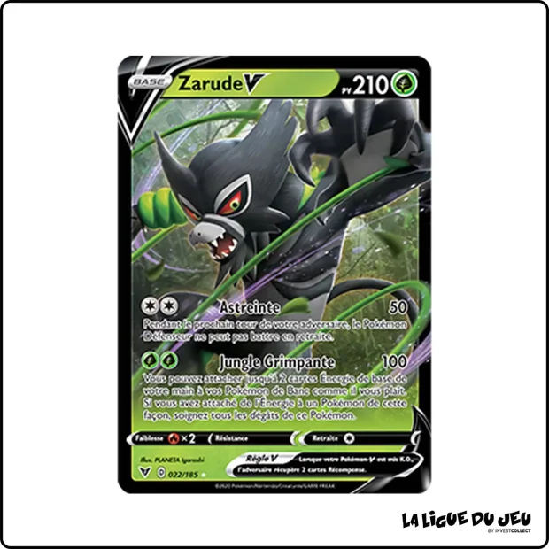 Ultra - Pokemon - Voltage Éclatant - Zarude-V 22/185