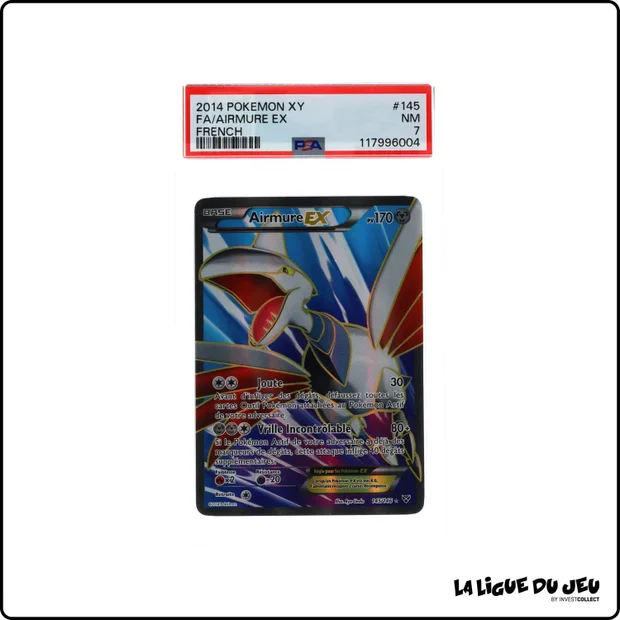 Ultra - Pokemon - XY de Base - Airmure EX - 145/146 - PSA 7 - Français