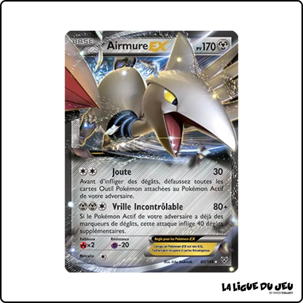 Ultra - Pokemon - XY de Base - Airmure EX 80/146