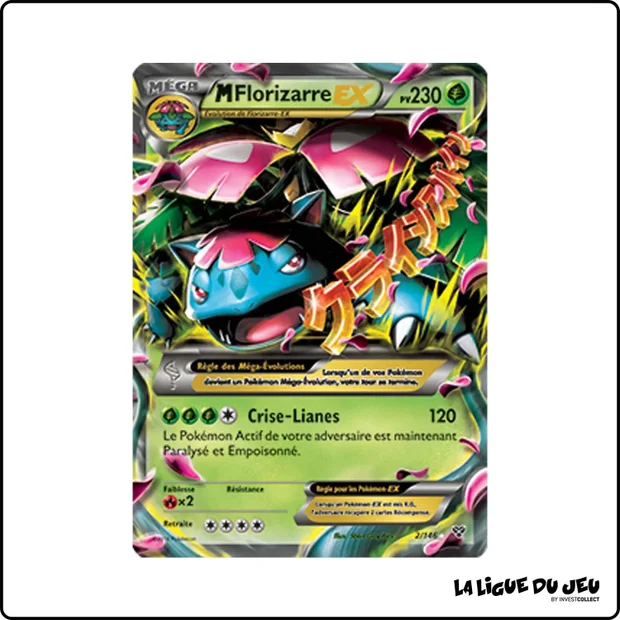 Ultra - Pokemon - XY de Base - M Florizarre EX 2/146