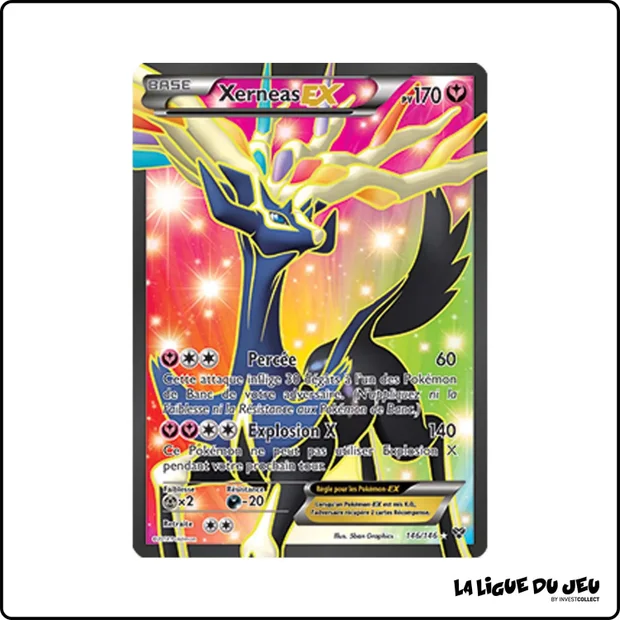 Ultra - Pokemon - XY de Base - Xerneas EX 146/146