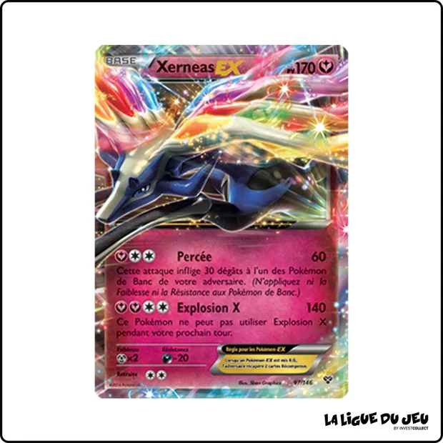 Ultra - Pokemon - XY de Base - Xerneas EX 97/146