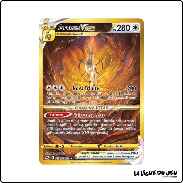 Ultra - Pokemon - Zénith Suprême - Arceus VSTAR GG70/GG70