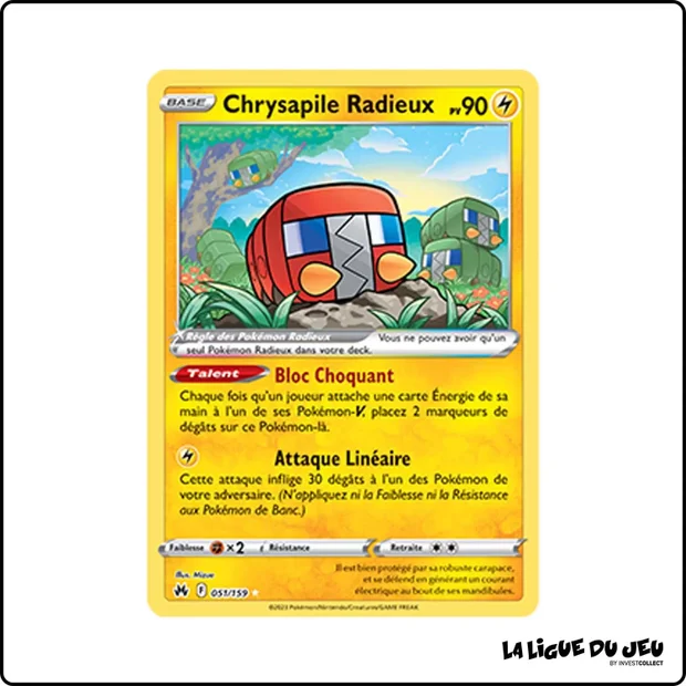 Ultra - Pokemon - Zénith Suprême - Chrysapile Radieux 51/159