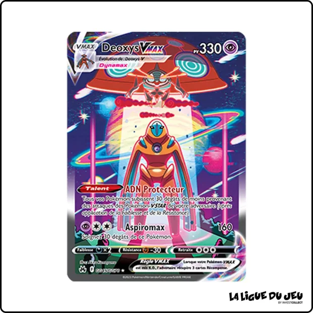 Ultra - Pokemon - Zénith Suprême - Deoxys VMAX GG45/GG70