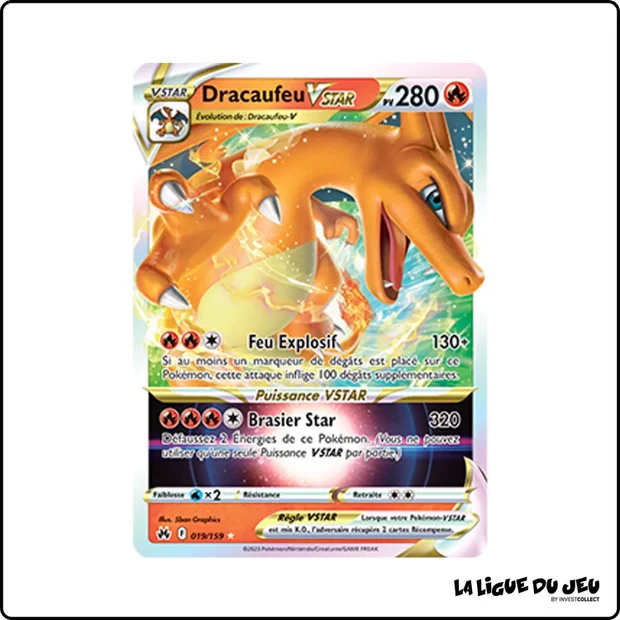 Ultra - Pokemon - Zénith Suprême - Dracaufeu VSTAR 19/159