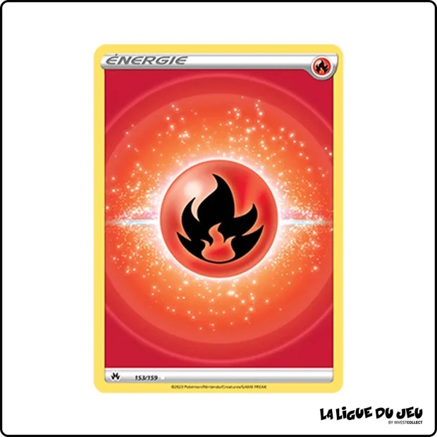 Ultra - Pokemon - Zénith Suprême - Énergie Feu de base 153/159