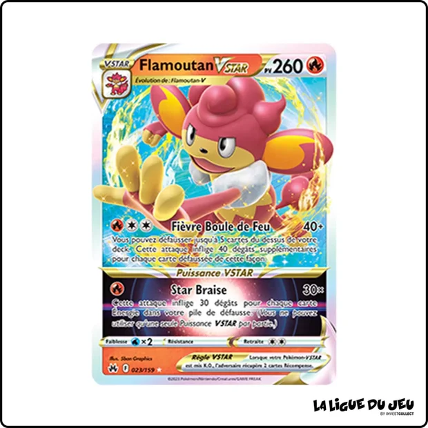 Ultra - Pokemon - Zénith Suprême - Flamoutan VSTAR 23/159