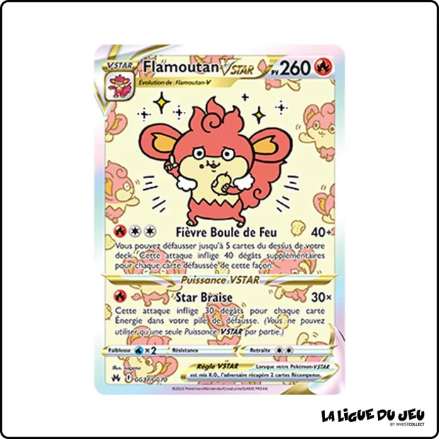 Ultra - Pokemon - Zénith Suprême - Flamoutan VSTAR GG37/GG70