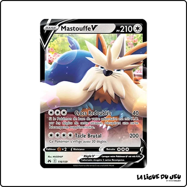 Ultra - Pokemon - Zénith Suprême - Mastouffe V 116/159