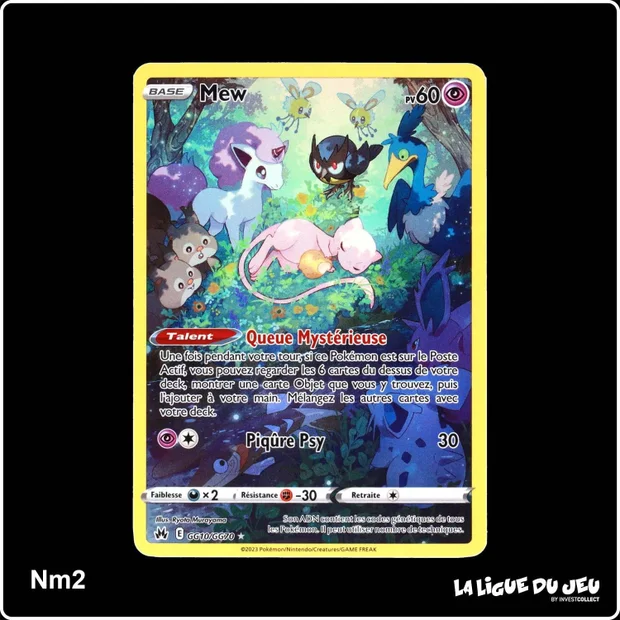 Ultra - Pokemon - Zénith Suprême - Mew GG10/GG70