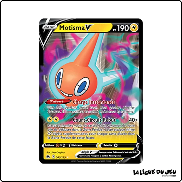 Ultra - Pokemon - Zénith Suprême - Motisma V 45/159