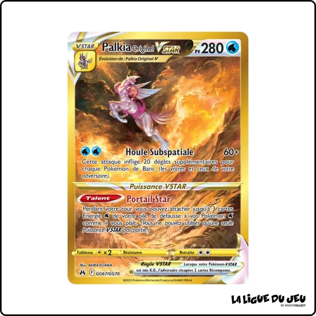 Ultra - Pokemon - Zénith Suprême - Palkia Originel VSTAR GG67/GG70