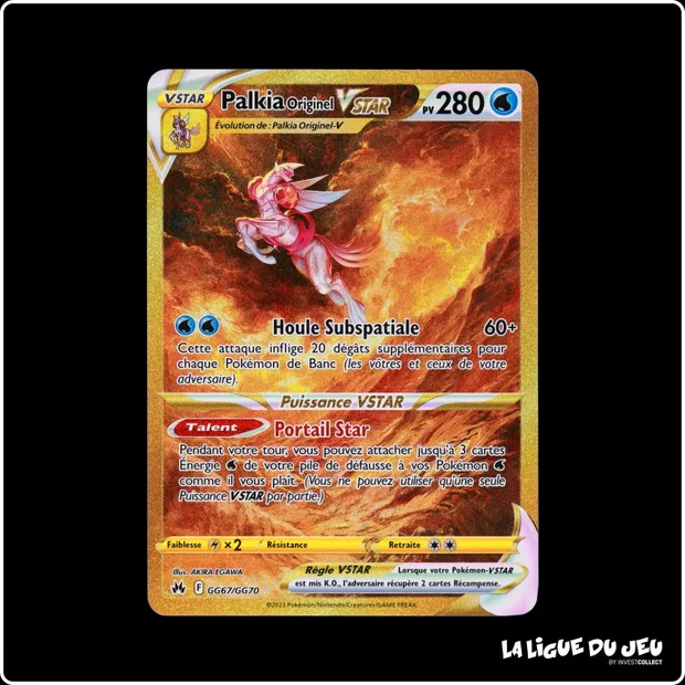 Ultra - Pokemon - Zénith Suprême - Palkia Originel VSTAR GG67/GG70