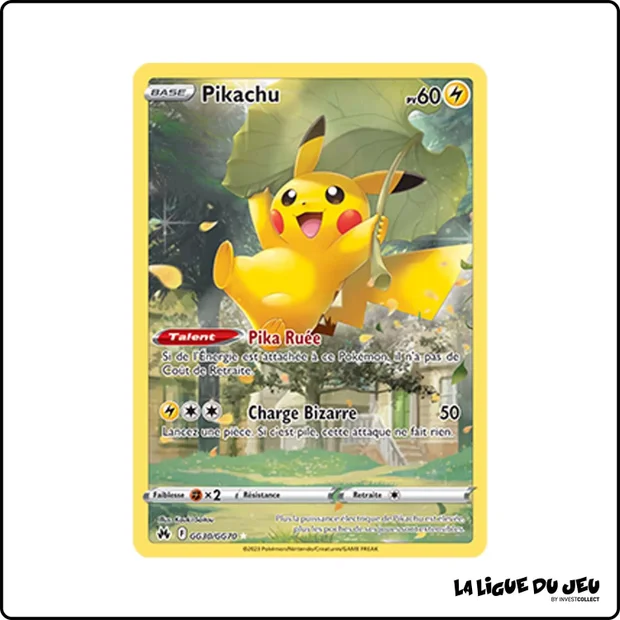 Ultra - Pokemon - Zénith Suprême - Pikachu GG30/GG70