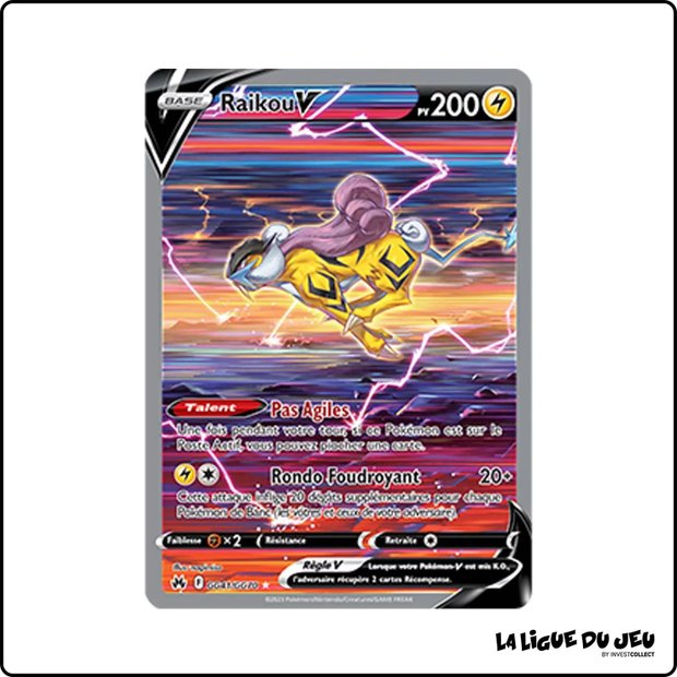 Ultra - Pokemon - Zénith Suprême - Raikou V GG41/GG70