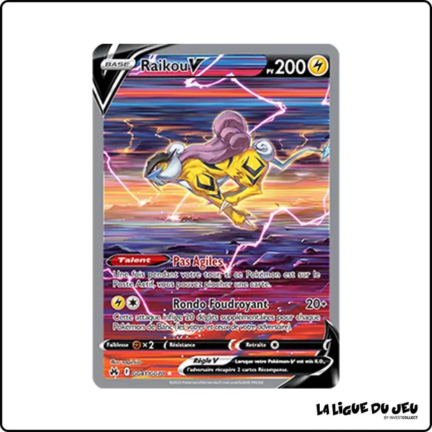 Ultra - Pokemon - Zénith Suprême - Raikou V GG41/GG70