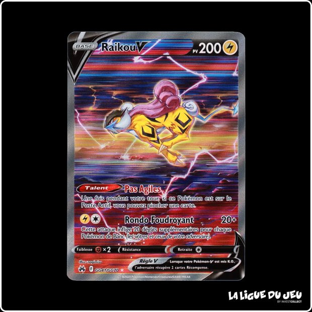 Ultra - Pokemon - Zénith Suprême - Raikou V GG41/GG70