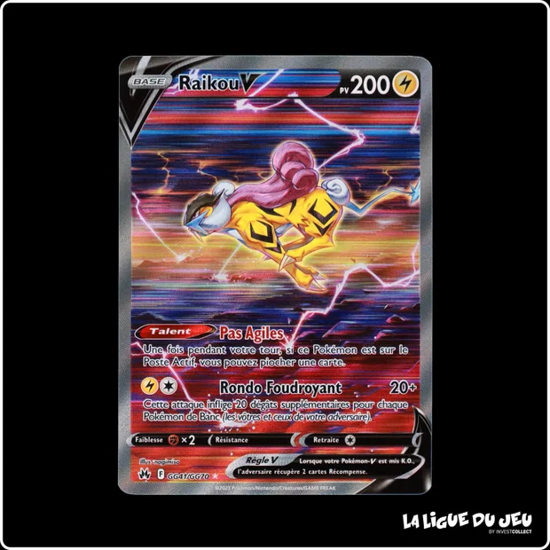 Ultra - Pokemon - Zénith Suprême - Raikou V GG41/GG70