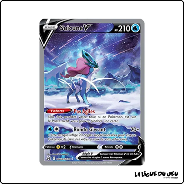 Ultra - Pokemon - Zénith Suprême - Suicune V GG38/GG70