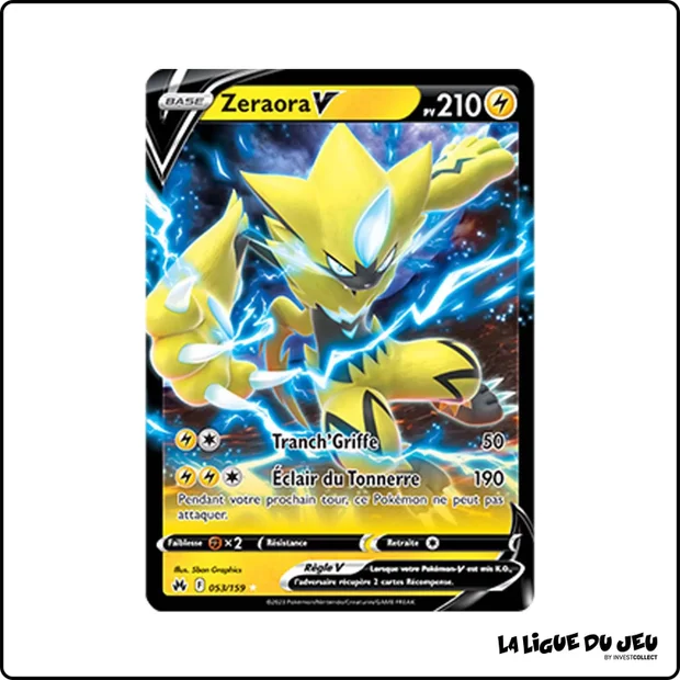 Ultra - Pokemon - Zénith Suprême - Zeraora V 53/159