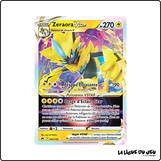 Ultra - Pokemon - Zénith Suprême - Zeraora VSTAR 55/159