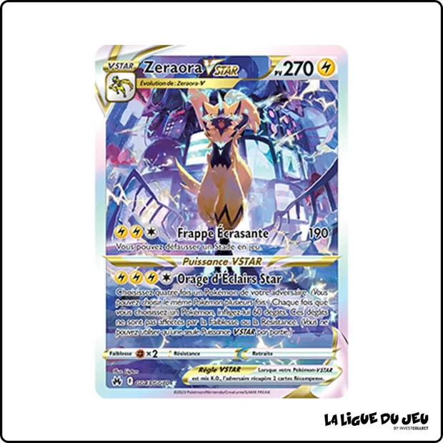 Ultra - Pokemon - Zénith Suprême - Zeraora VSTAR GG43/GG70