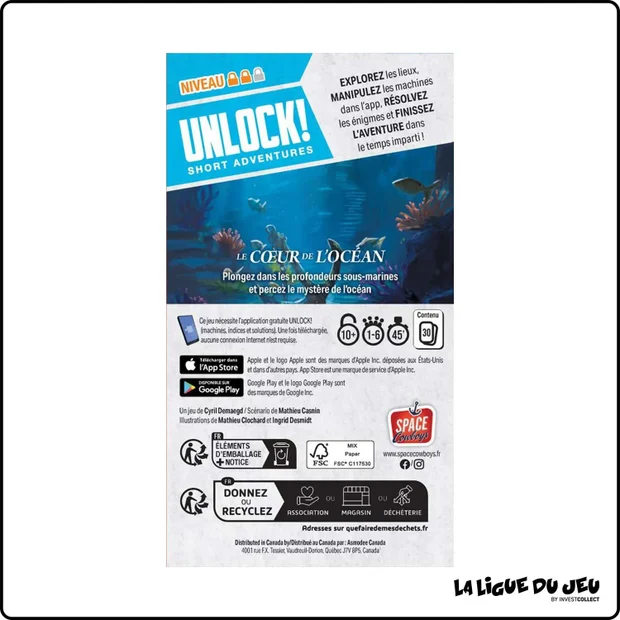 Unlock! Short Adventures - Le Cœur de l'Océan