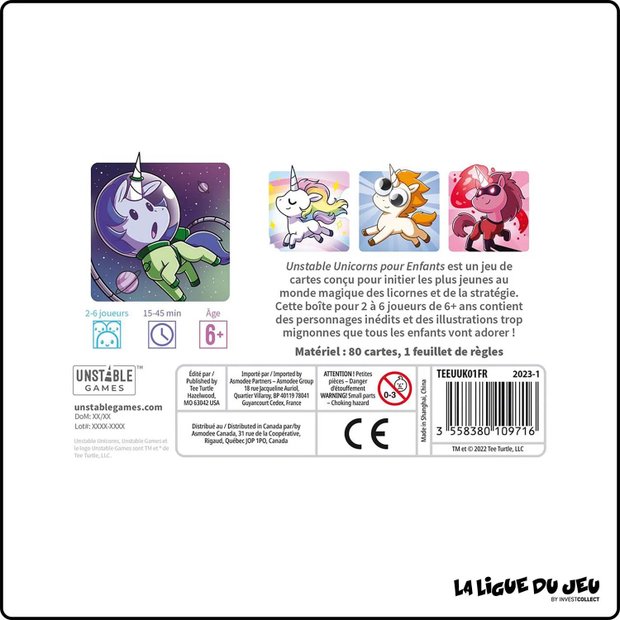 Unstable Unicorns - Pour Enfants
