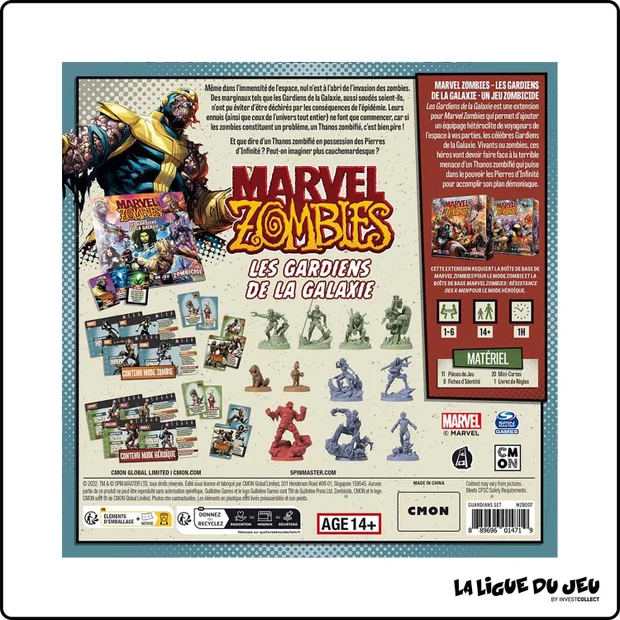 Zombicide - Marvel Zombies - Extension: Les Gardiens de la Galaxie